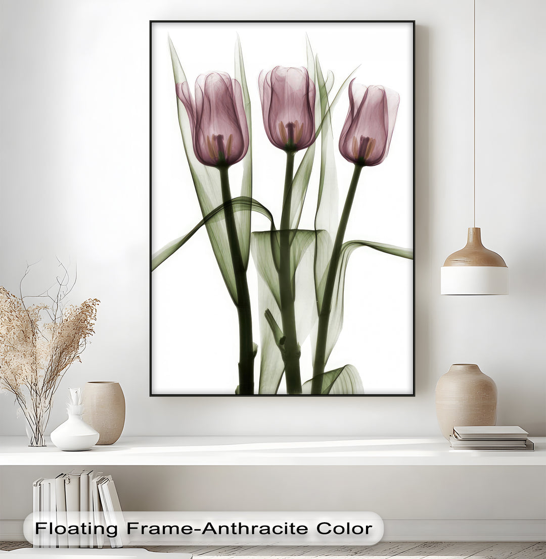 Winterliche Ruhe – Japanische Frau im blauen Kimono, Leinwanddruck | Gerahmtes Kunstwerk