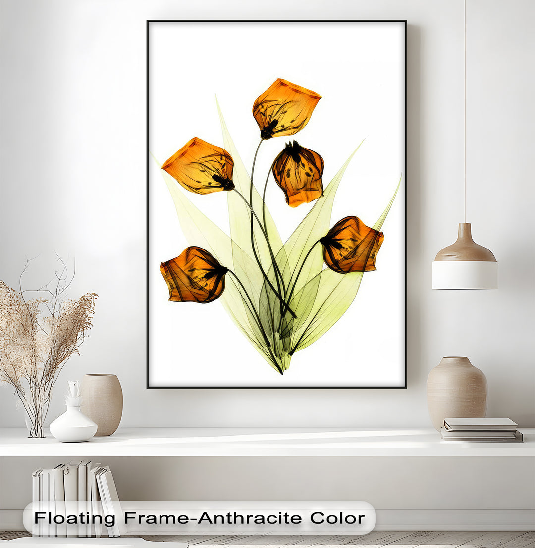 Winterliche Ruhe – Japanische Frau im blauen Kimono, Leinwanddruck | Gerahmtes Kunstwerk