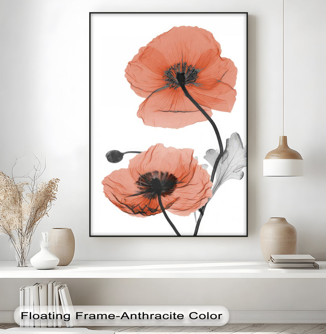 Winterliche Ruhe – Japanische Frau im blauen Kimono, Leinwanddruck | Gerahmtes Kunstwerk