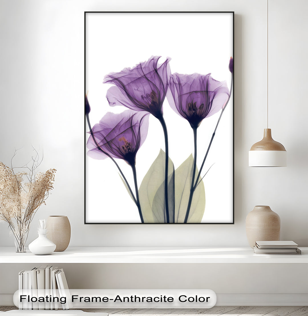 Winterliche Ruhe – Japanische Frau im blauen Kimono, Leinwanddruck | Gerahmtes Kunstwerk