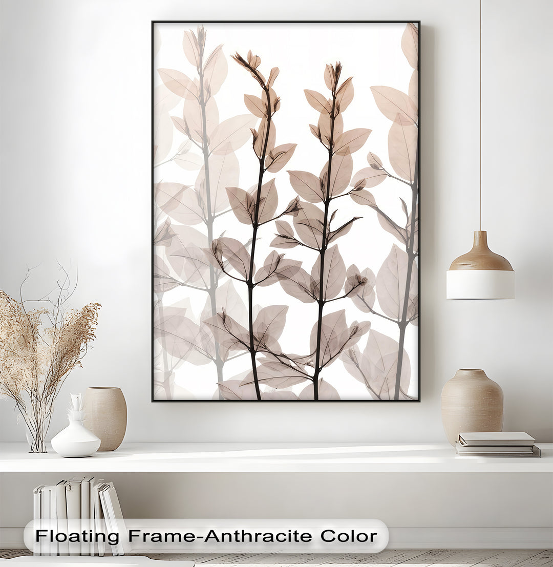 Winterliche Ruhe – Japanische Frau im blauen Kimono, Leinwanddruck | Gerahmtes Kunstwerk