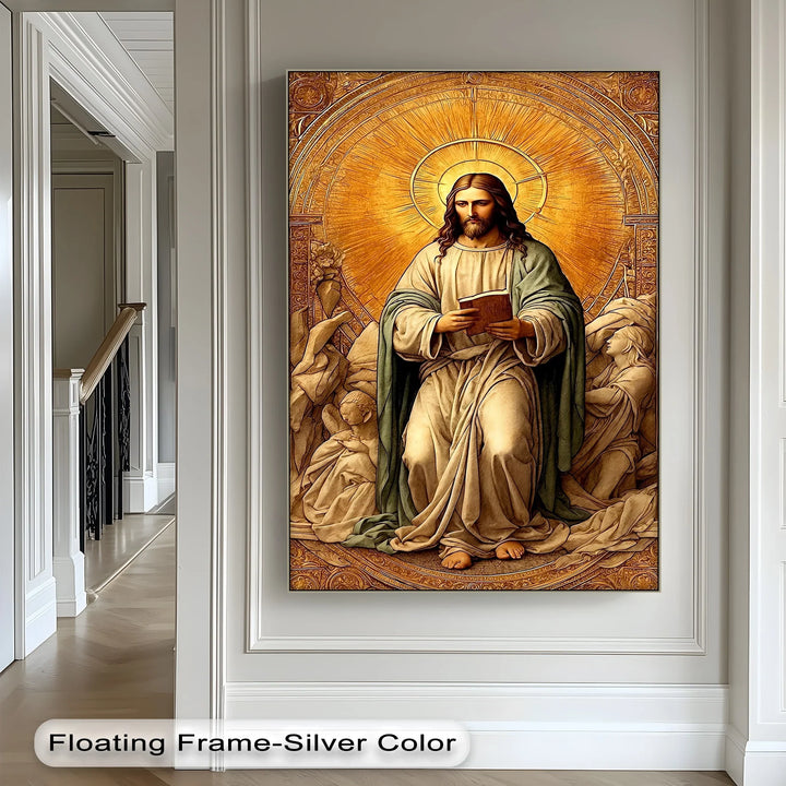 Christ in Radiant Light – Sacred Religious Canvas Print - MyPhotoStation
