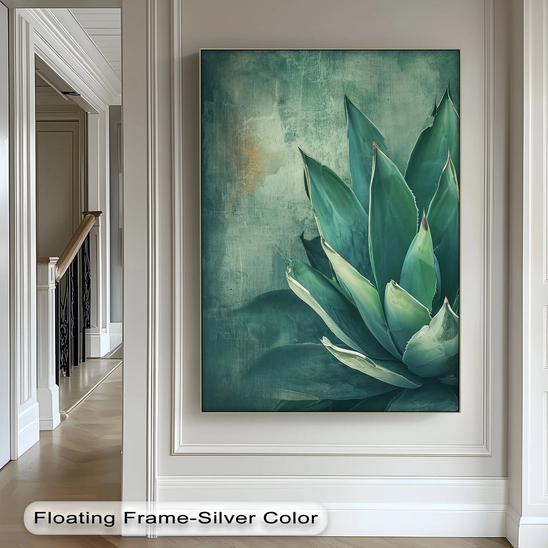 Agave Serenity – Succulent Plant Close-Up Canvas Print - MyPhotoStation