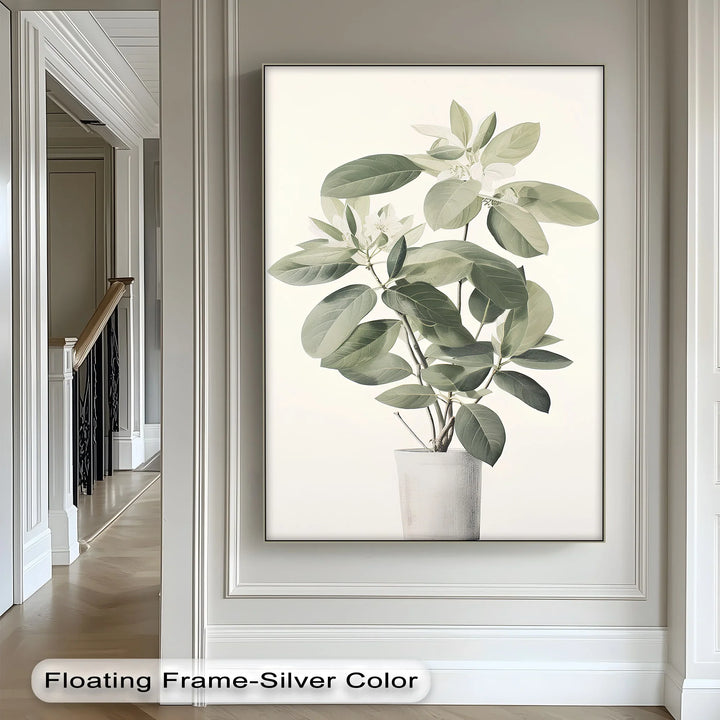 Tranquil Magnolia in Vase – Soft Botanical Canvas Print - MyPhotoStation
