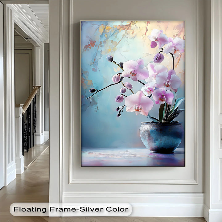 Tranquil Orchid Elegance – Delicate Pink Orchid Canvas Wall Art - MyPhotoStation