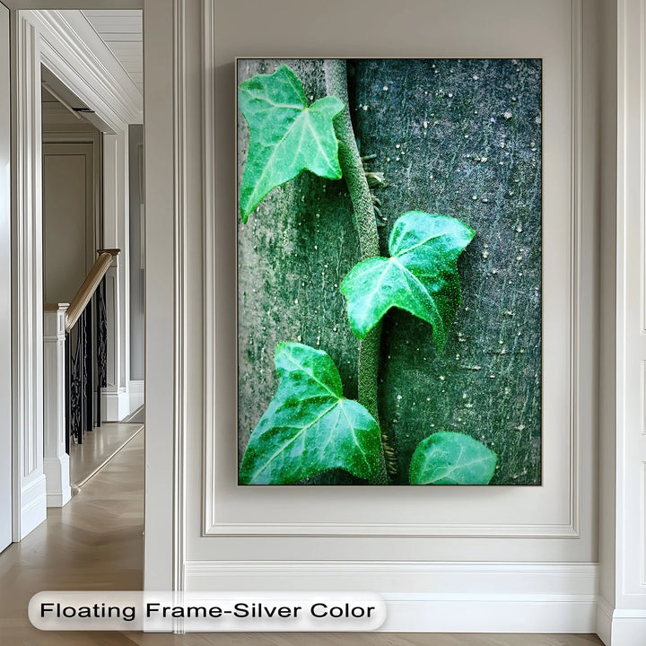Climbing Ivy Close-Up – Nature Green Canvas Print - MyPhotoStation