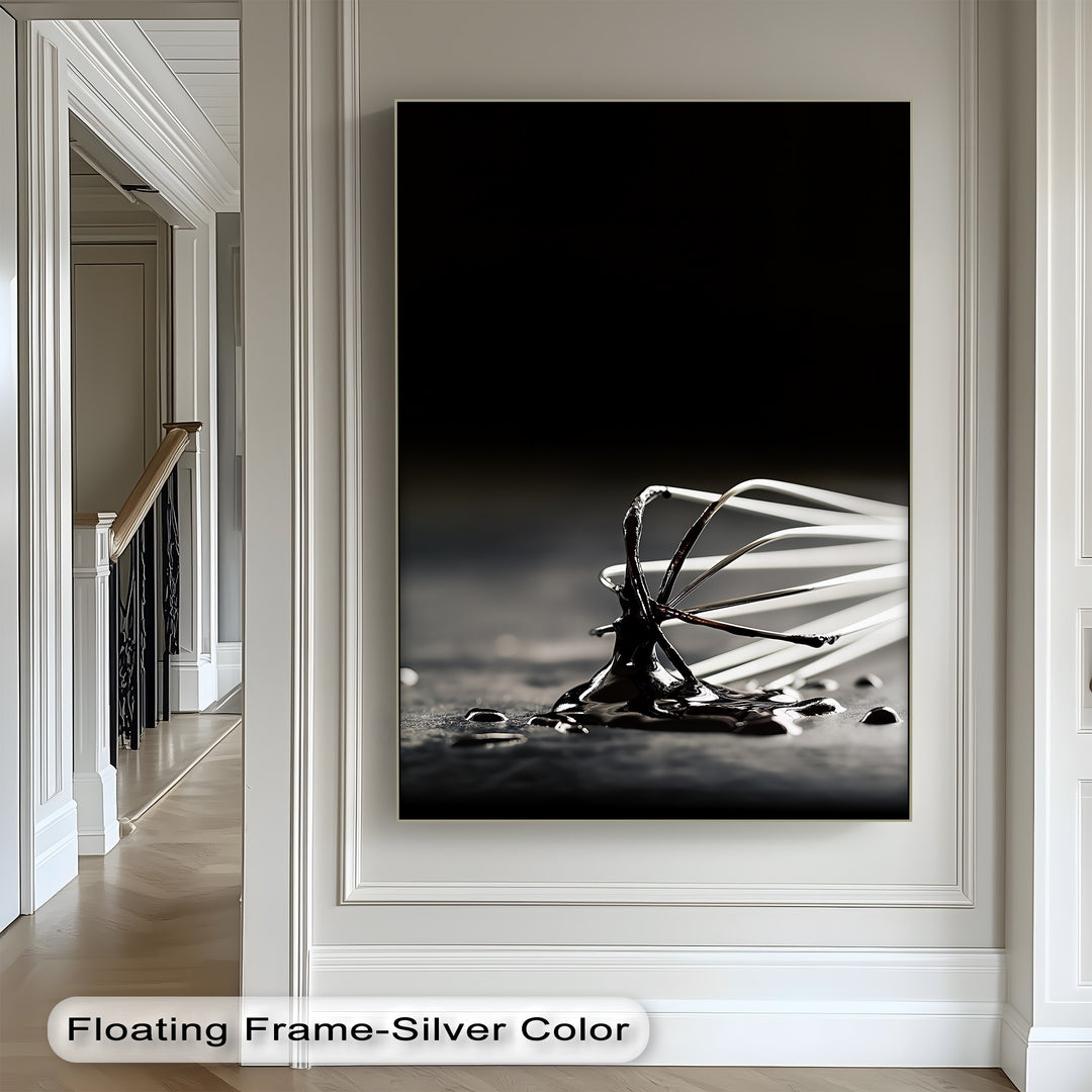 Whisked Elegance – Dark Chocolate Drizzle Canvas Prints