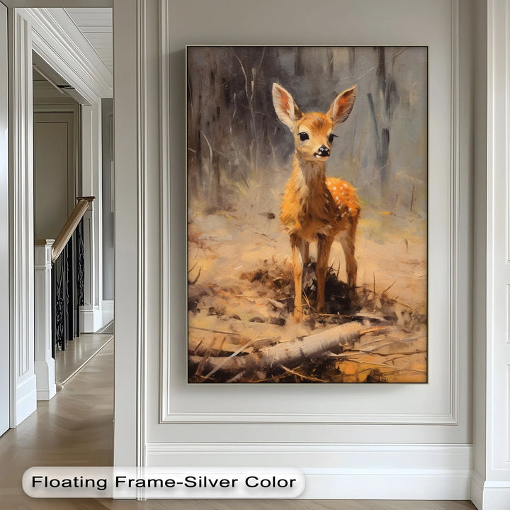 Gentle Fawn in the Forest – Animal Canvas Print - MyPhotoStation