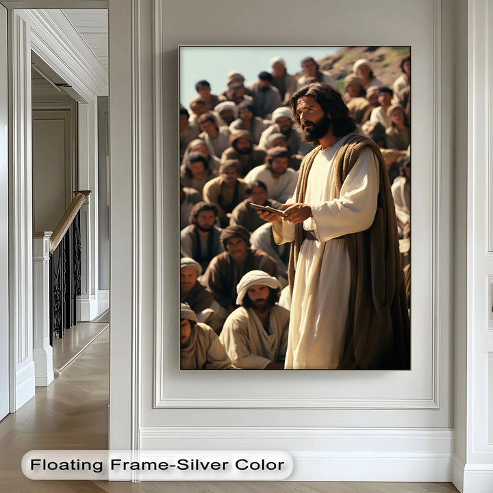 The Teacher’s Voice – Jesus Preaching to the Multitude Canvas Prints - MyPhotoStation