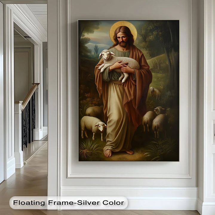 The Good Shepherd – Jesus with Lamb Canvas Prints - MyPhotoStation