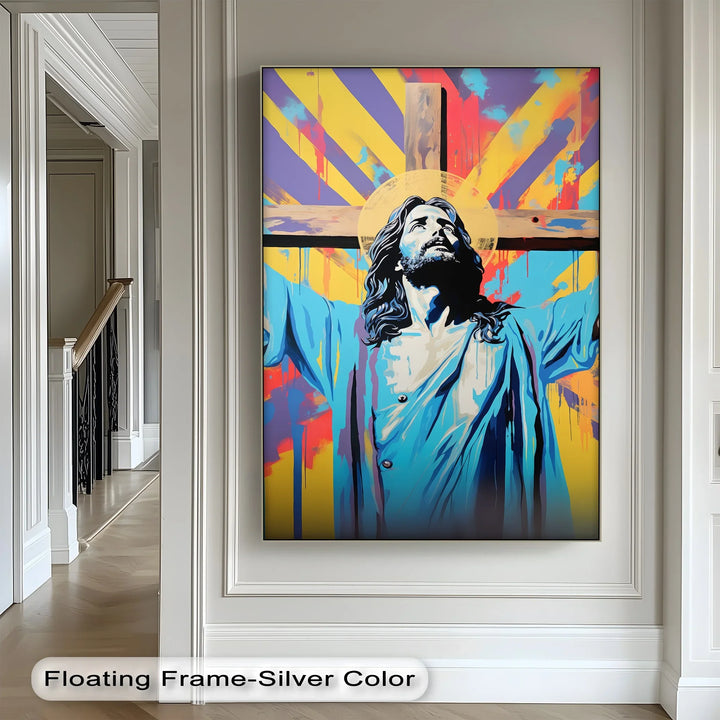 Radiant Savior – Modern Jesus Canvas Prints - MyPhotoStation