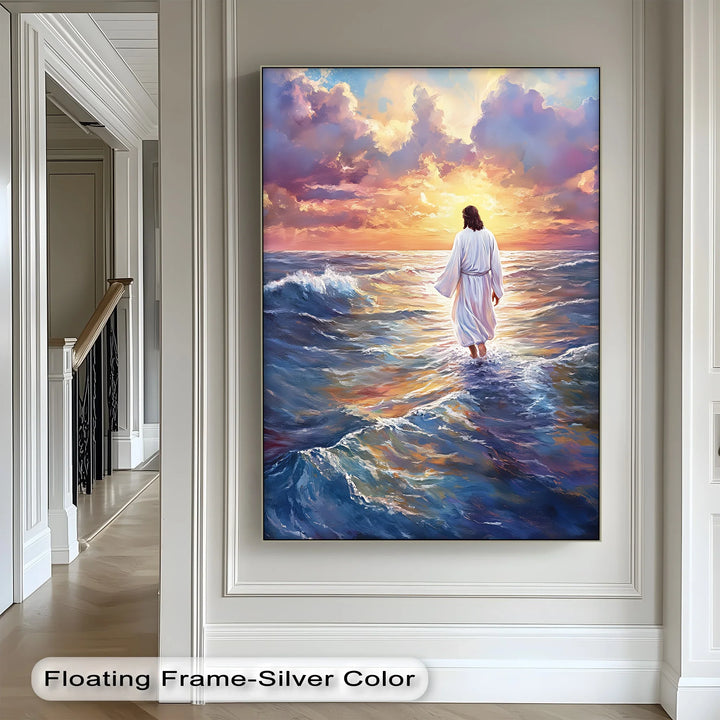 Divine Steps – Jesus Walking on Water Canvas Prints - MyPhotoStation