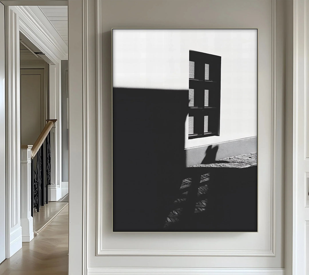 Shadow Geometry – Minimalist Window & Light Canvas Prints - MyPhotoStation