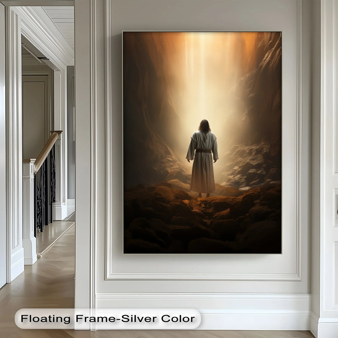 Divine Light – Jesus in the Cave Canvas Prints - MyPhotoStation