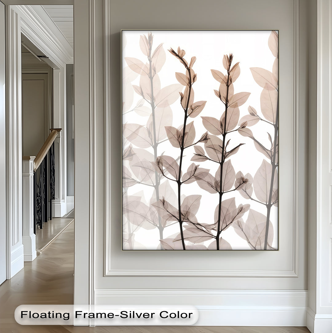 Winterliche Ruhe – Japanische Frau im blauen Kimono, Leinwanddruck | Gerahmtes Kunstwerk