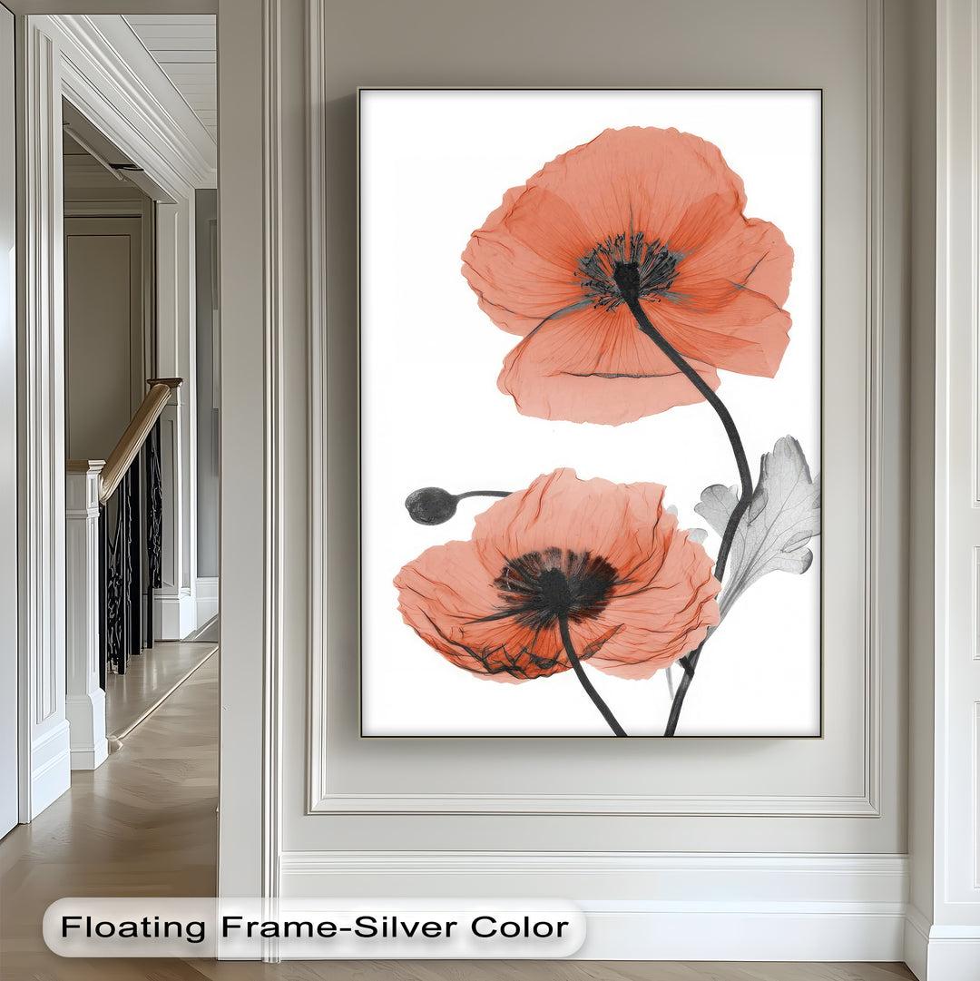 Winterliche Ruhe – Japanische Frau im blauen Kimono, Leinwanddruck | Gerahmtes Kunstwerk