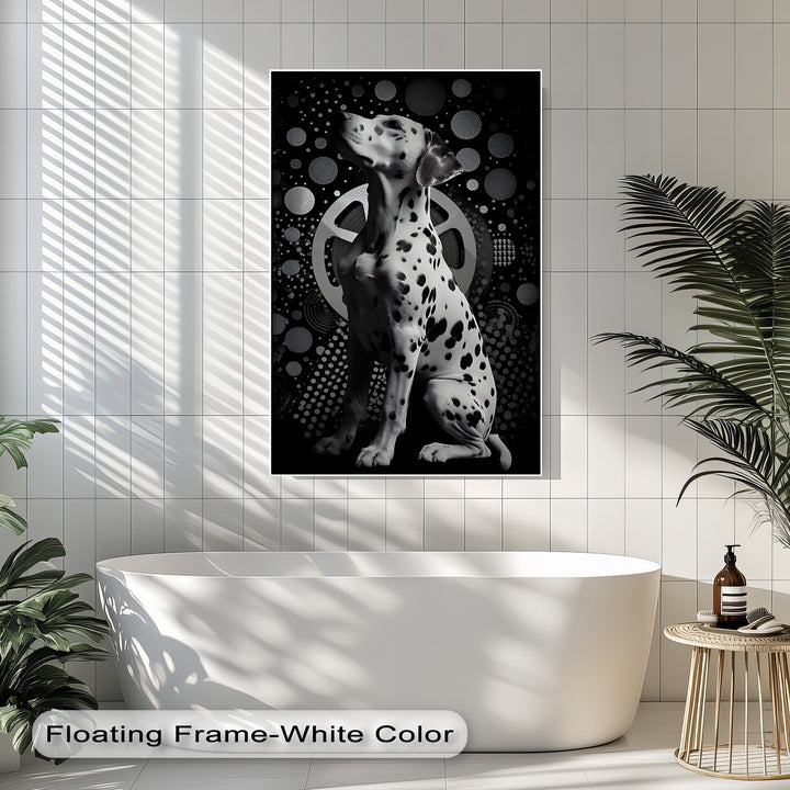 Retro Dalmatian – Puppies Canvas Print