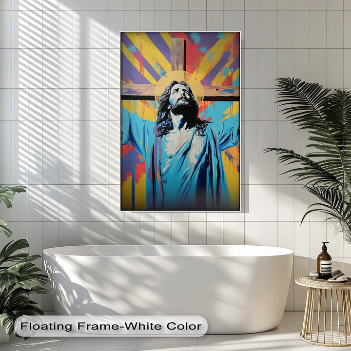 Radiant Savior – Modern Jesus Canvas Prints - MyPhotoStation