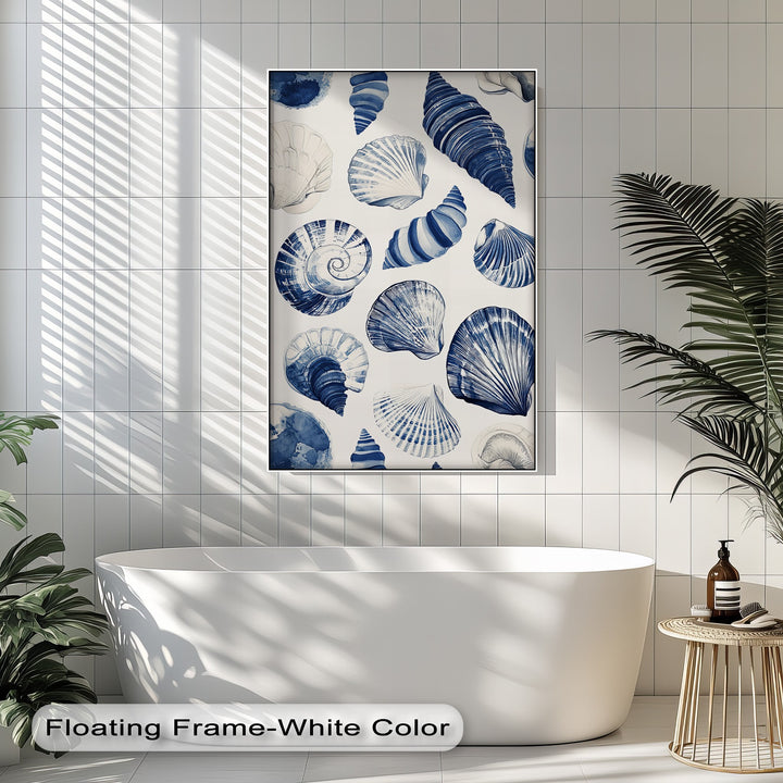 This coastal-themed framed canvas adds a cool, nautical vibe to your space.

