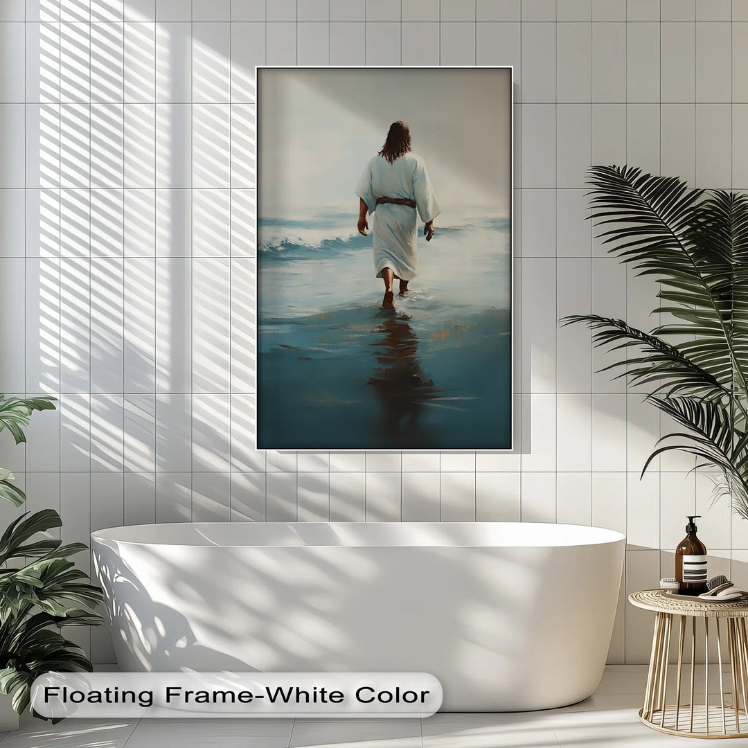 Divine Path – Jesus Walking on Water Canvas Prints - MyPhotoStation