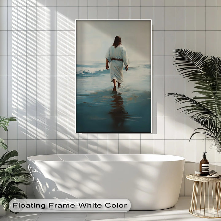 Divine Path – Jesus Walking on Water Canvas Prints - MyPhotoStation