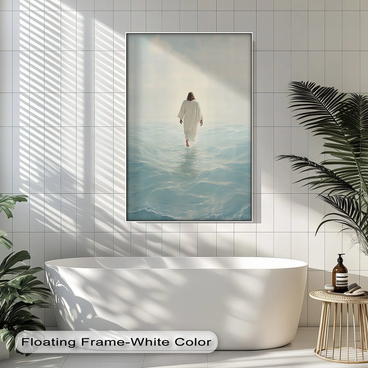 Divine Calm – Jesus Walking on Water Canvas Print - MyPhotoStation