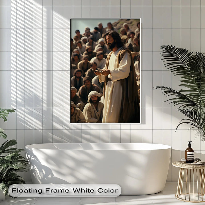 The Teacher’s Voice – Jesus Preaching to the Multitude Canvas Prints - MyPhotoStation