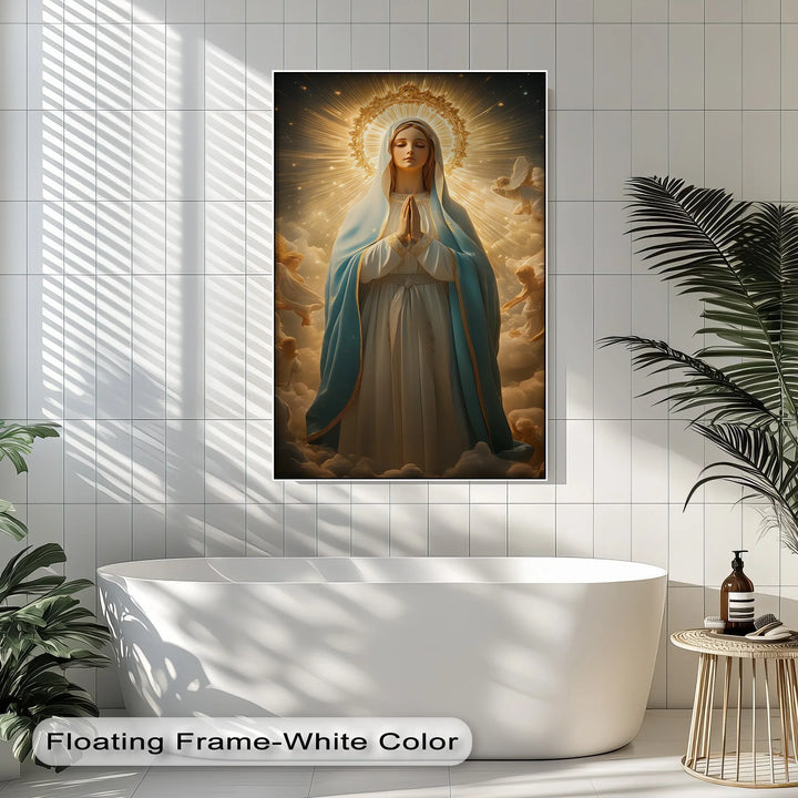 Queen of Heaven – Virgin Mary Canvas Art Print - MyPhotoStation