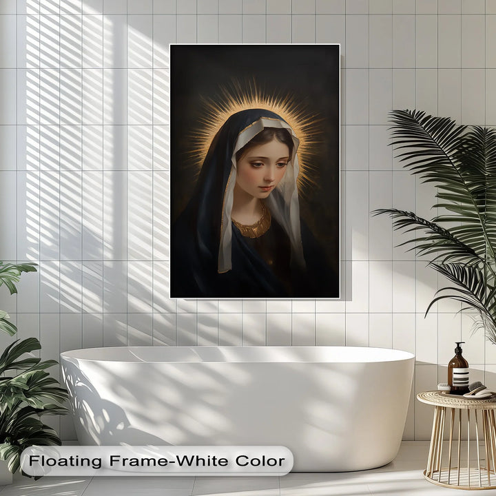 Holy Light – Virgin Mary Canvas Wall Art - MyPhotoStation