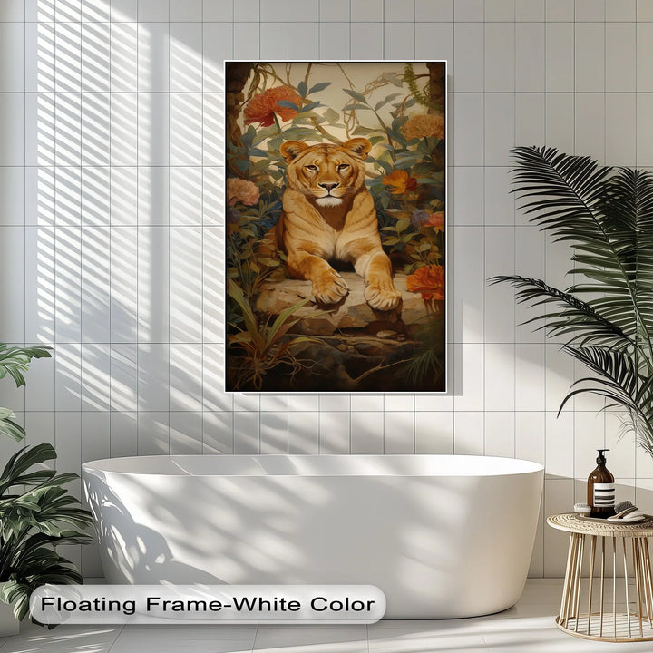 Queen of the Jungle Repose – Animal Canvas Print - MyPhotoStation