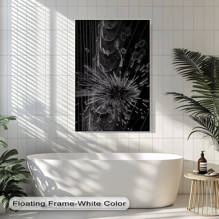 Dark Pulse – Abstract Energy Burst Canvas Prints - MyPhotoStation
