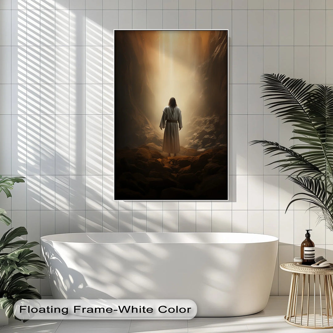 Divine Light – Jesus in the Cave Canvas Prints - MyPhotoStation