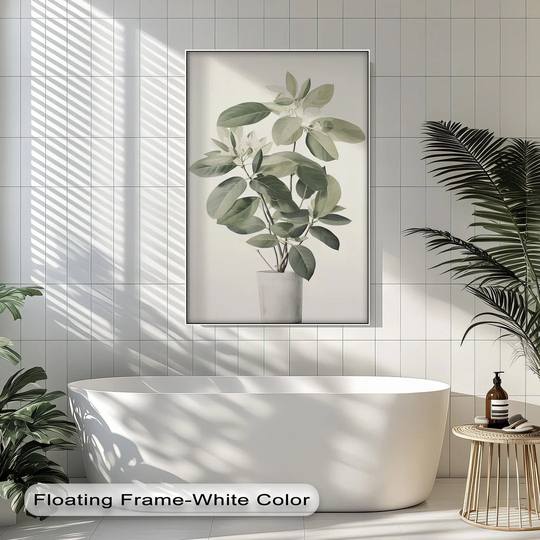 Tranquil Magnolia in Vase – Soft Botanical Canvas Print - MyPhotoStation