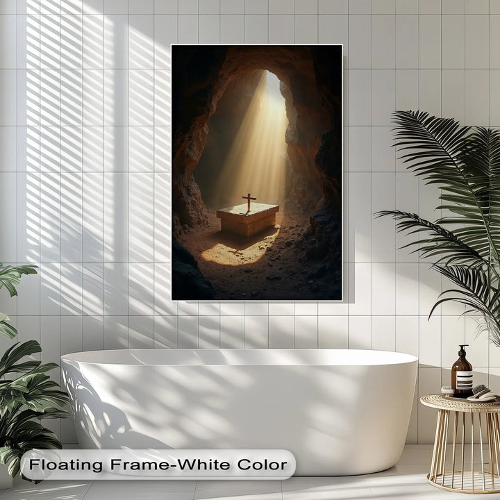 Resurrection Light – Cross in Empty Tomb Canvas Prints - MyPhotoStation
