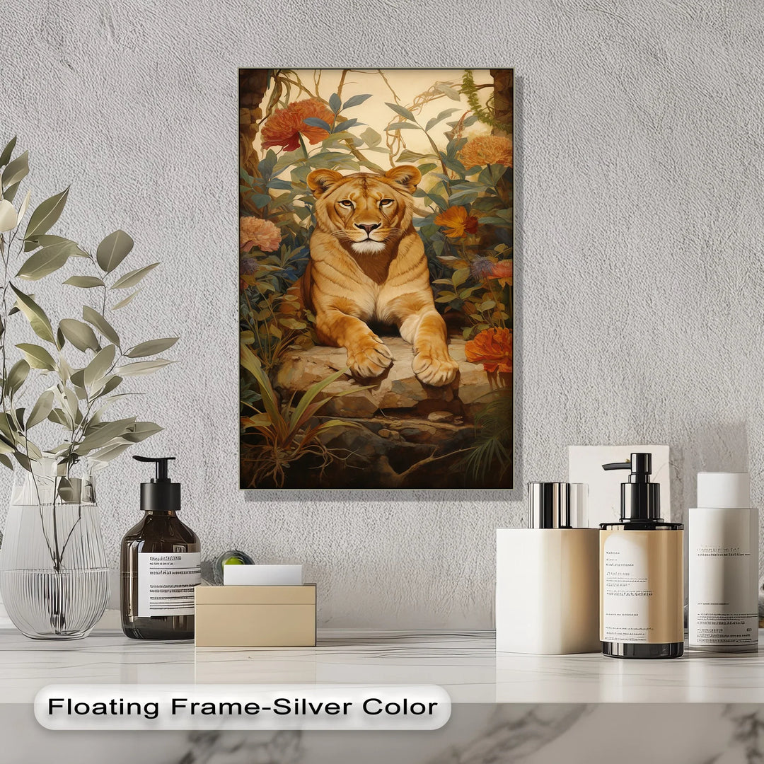 Queen of the Jungle Repose – Animal Canvas Print - MyPhotoStation