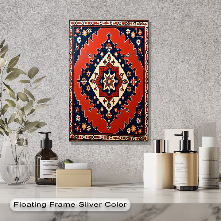 Radiant Star Blossom – Persian Canvas Print