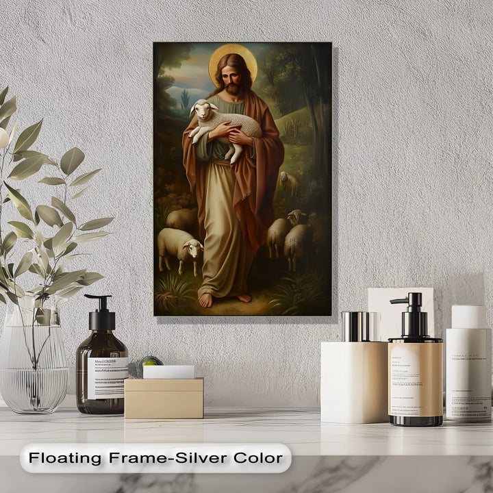 The Good Shepherd – Jesus with Lamb Canvas Prints - MyPhotoStation