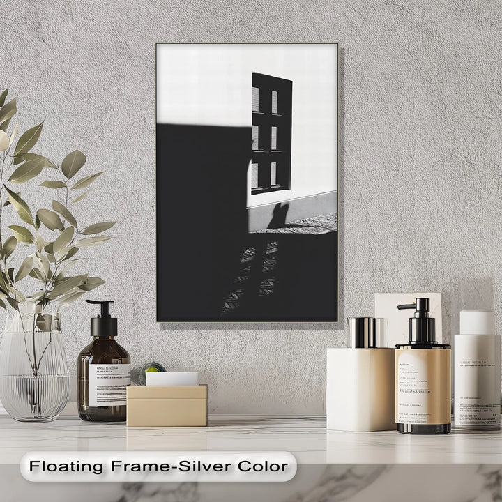 Shadow Geometry – Minimalist Window & Light Canvas Prints - MyPhotoStation