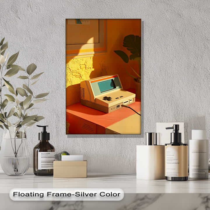 Pixel Nostalgia – Retro Gaming Console Canvas Print