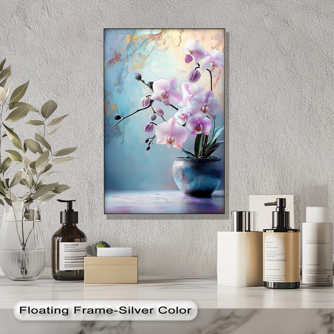 Tranquil Orchid Elegance – Delicate Pink Orchid Canvas Wall Art - MyPhotoStation