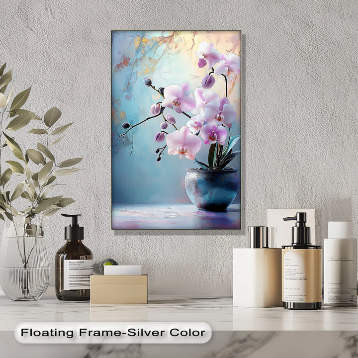 Tranquil Orchid Elegance – Delicate Pink Orchid Canvas Wall Art - MyPhotoStation