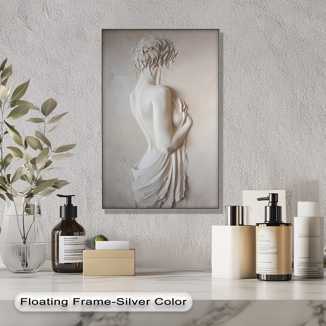 Whispers in Ivory – Erotic Canvas Print
