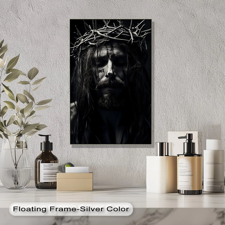 Silent Redemption – Jesus with Crown of Thorns Canvas Prints - MyPhotoStation