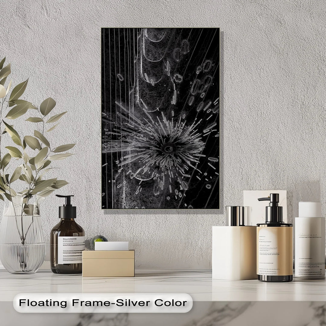 Dark Pulse – Abstract Energy Burst Canvas Prints - MyPhotoStation