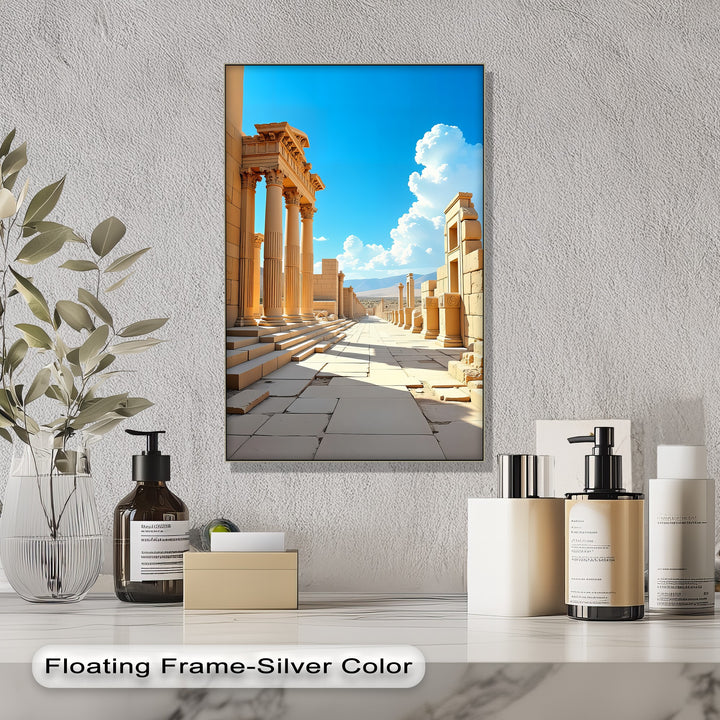 Golden Pathway – Ancient City Canvas Print