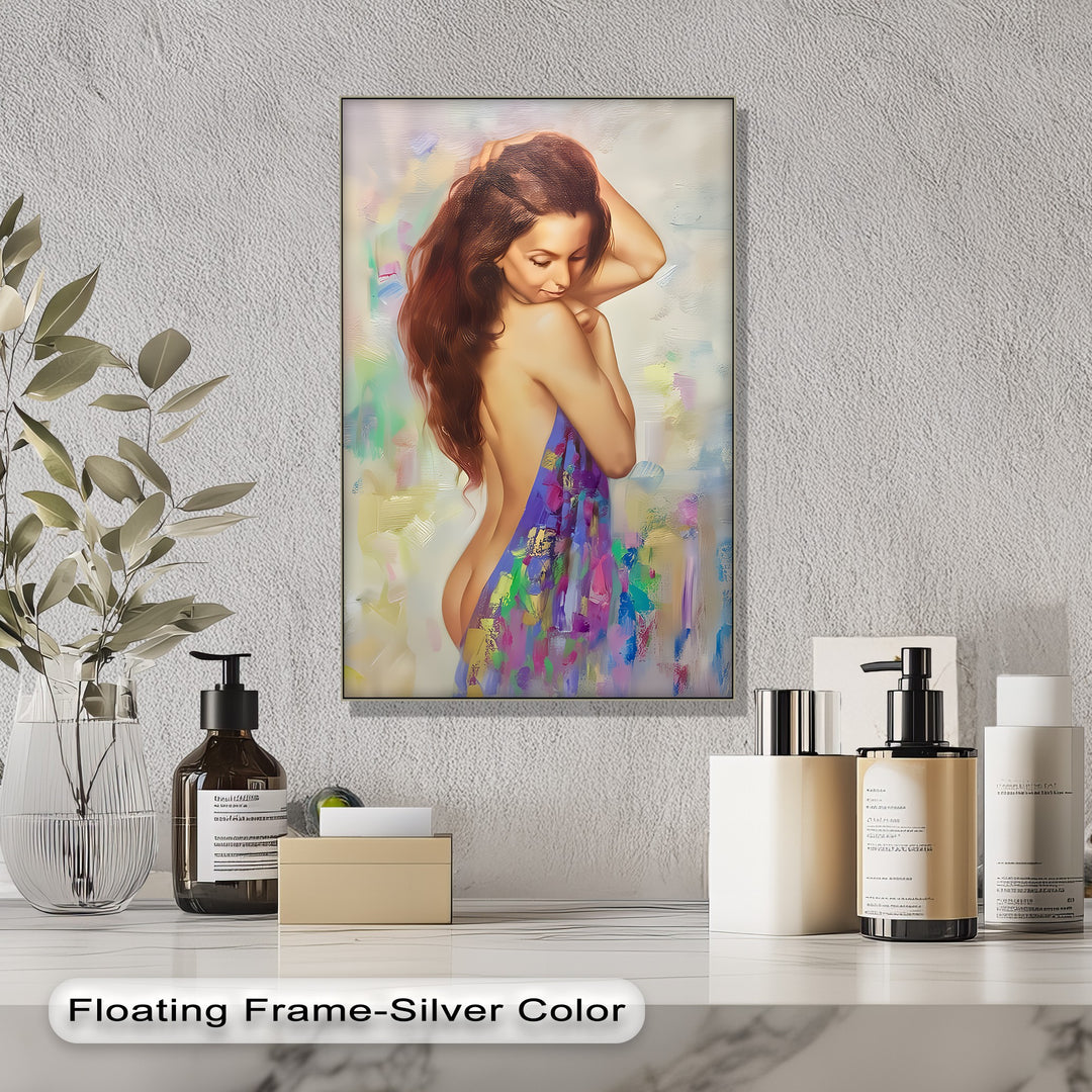 sophisticated canvas collage prints artistic ambience living room art
