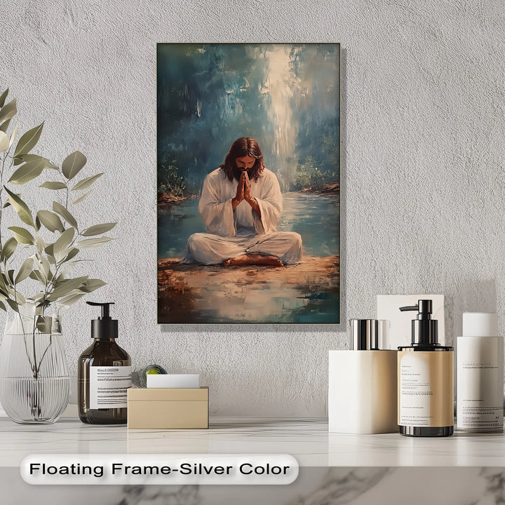 Peaceful Prayer – Jesus in Meditation Canvas Prints - MyPhotoStation