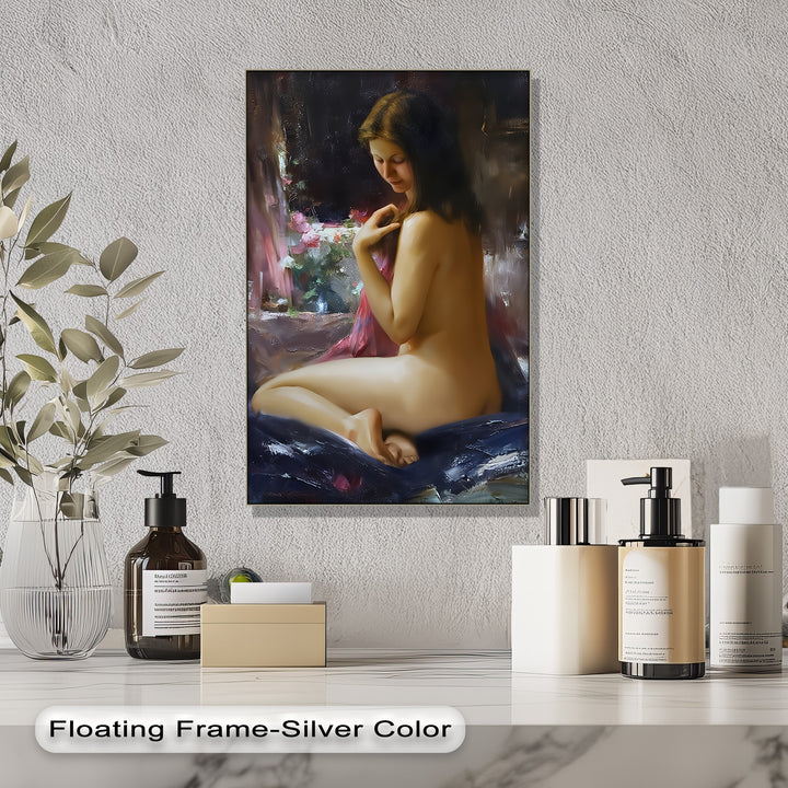 Soft Radiance – Nude Woman Canvas Wall Art | Artwork Canvas