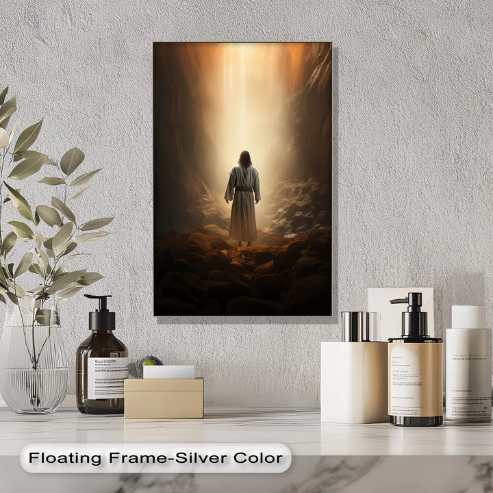 Divine Light – Jesus in the Cave Canvas Prints - MyPhotoStation