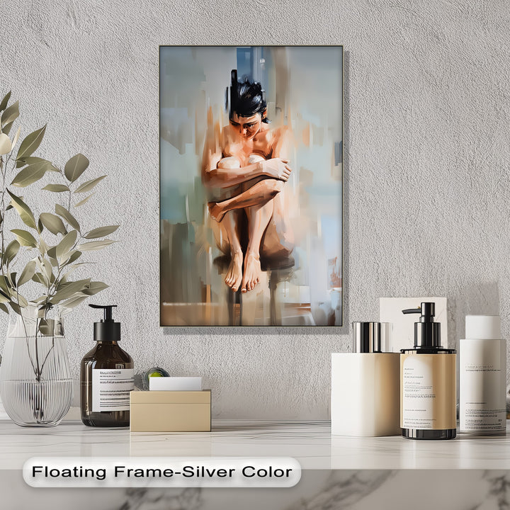 romantic sensual canvas print modern erotic bedroom art